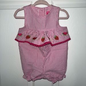 Strawberry and Watermelon Romper 9 months